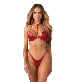 Комплект Obsessive Inferro 2-pcs set S/M/L