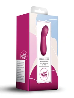 Мінівібратор SugarBoo Sugar Berry, підходить для клітора та точки G, робота від батарейок (у комплек