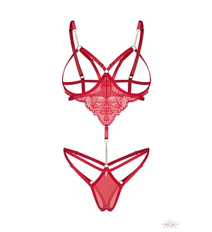 Боді Obsessive Matildea crotchless teddy