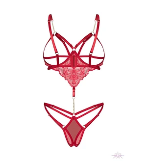 Боді Obsessive Matildea crotchless teddy