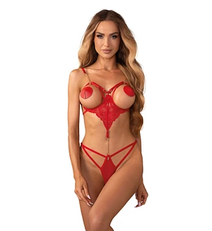 Боді Obsessive Matildea crotchless teddy