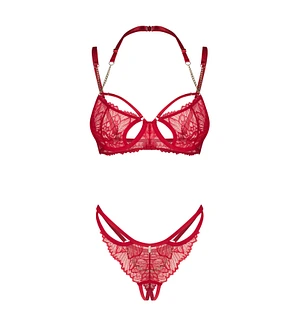 Комплект Obsessive Matildea 2-pcs crotchless set