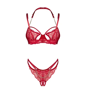 Комплект Obsessive Matildea 2-pcs crotchless set