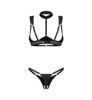 Комплект Obsessive Roccele 2-pcs crotchless set