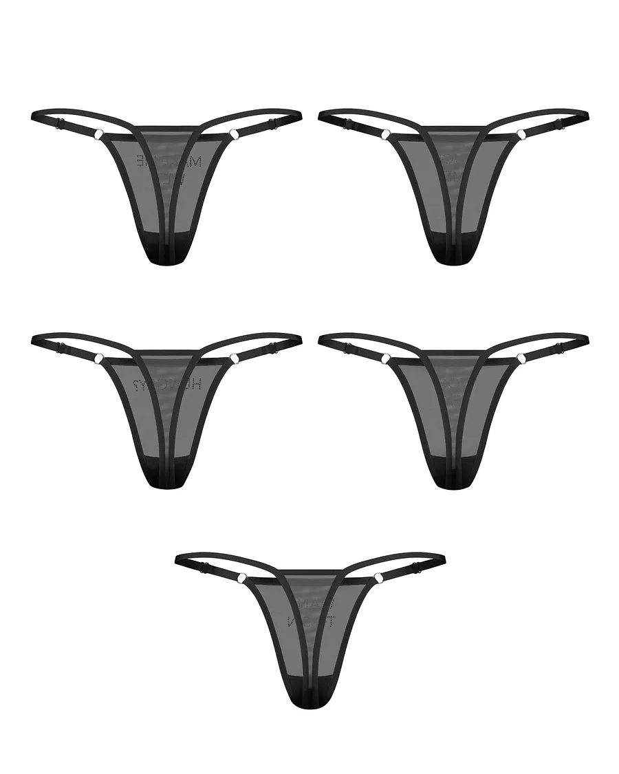 Набір трусиків Obsessive Violami 5-pack thong