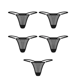 Набір трусиків Obsessive Violami 5-pack thong