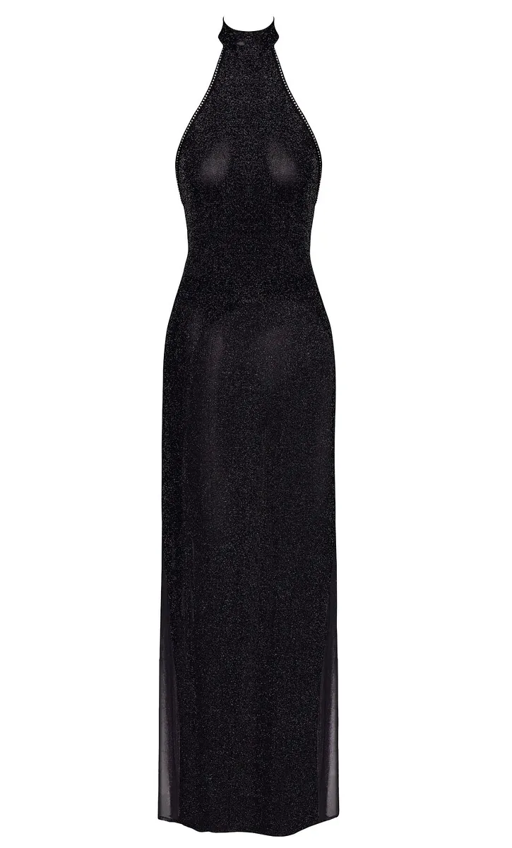 Сукня Noir Handmade F372 Onyx Twin-slit Long dress