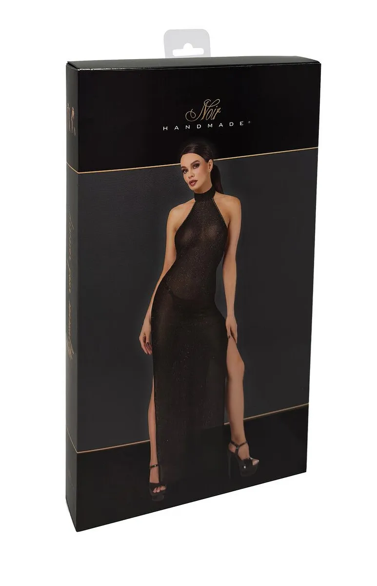 Сукня Noir Handmade F372 Onyx Twin-slit Long dress