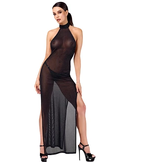 Сукня Noir Handmade F372 Onyx Twin-slit Long dress