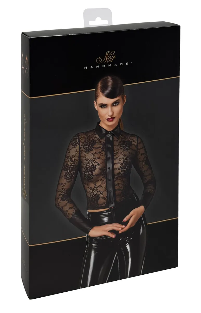 Блуза Noir Handmade F377 Noirelle Lace Button-up Shirt