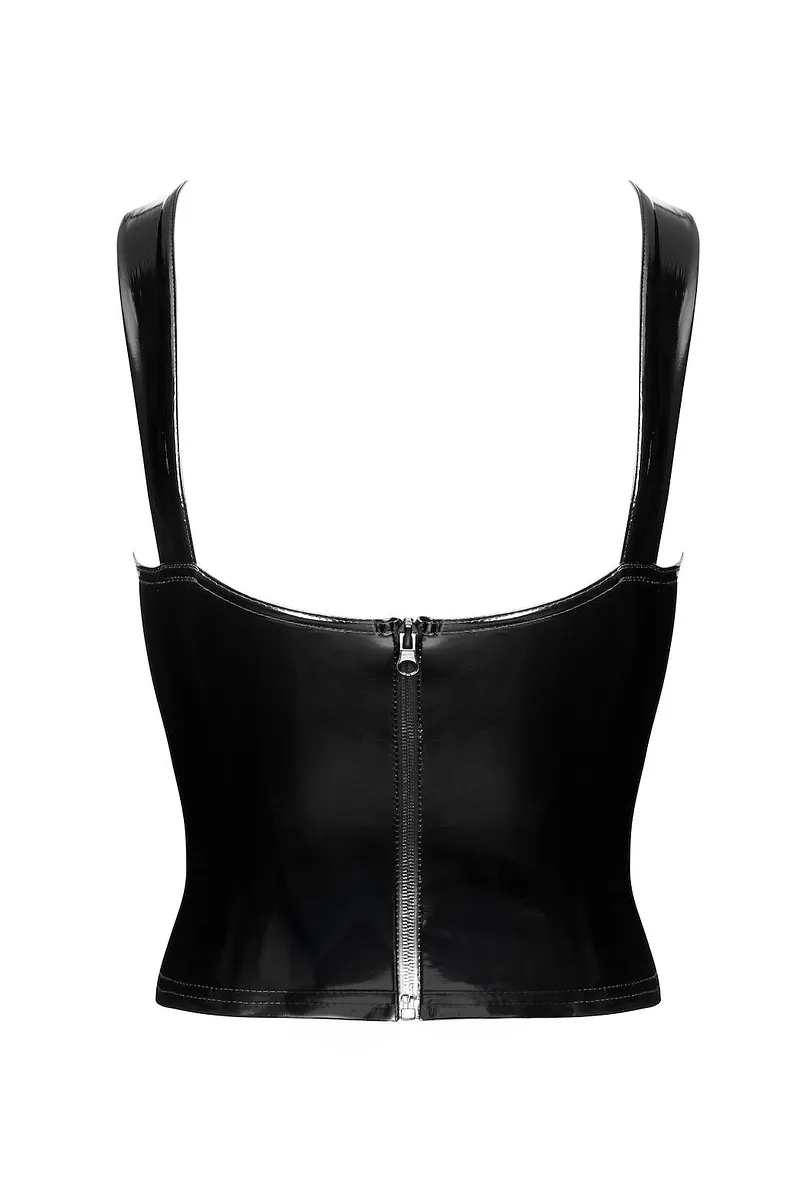 Корсет Noir Handmade F379 Dominae Frontbind PVC Corset Top