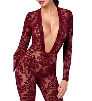 Бодістокінг Noir Handmade F382 Kink Royal Catsuit