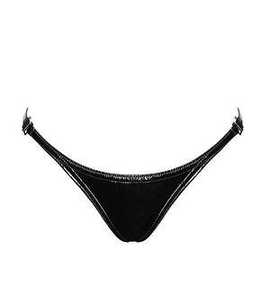 Трусики Noir Handmade P014 Dominae PVC panty with clasp