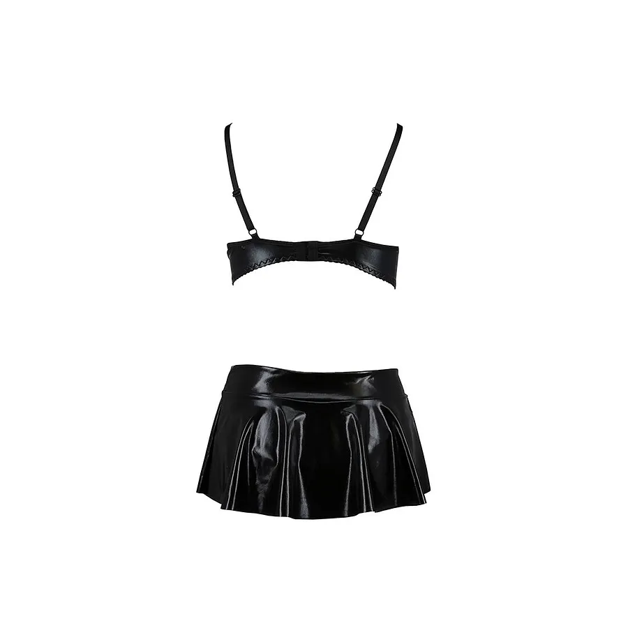 Комплект білизни під латекс Passion DEBY SET , , ліф, мініспідничка, стрінги