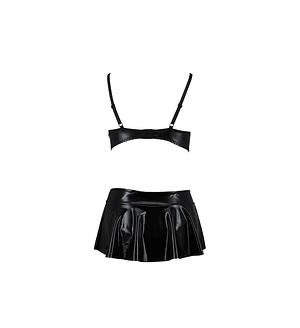 Комплект білизни під латекс Passion DEBY SET , , ліф, мініспідничка, стрінги