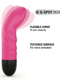 Вібратор Dorcel Expert G 2.0 Magenta для точки G, що перезаряджається