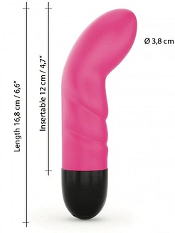 Вібратор Dorcel Expert G 2.0 Magenta для точки G, що перезаряджається