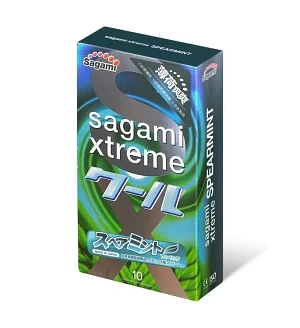 Латексні презервативи Sagami Xtreme Mint з ароматом м’яти