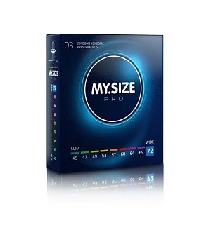 Латексні презервативи MY.SIZE Extra Large 72 мм