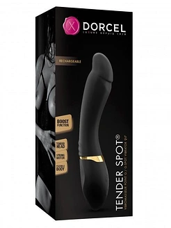 Вібратор Dorcel Tender Spot з гнучким стовбуром і м'яким кінчиком, з турборежимом
