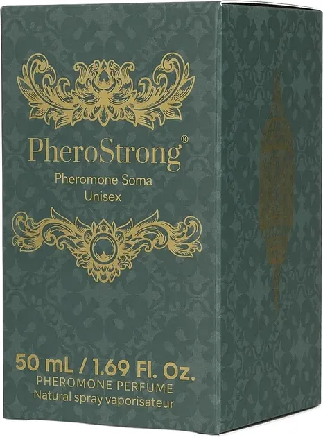 Парфуми унісекс із феромонами PheroStrong Soma з нотами тютюну, кави та сандалу, 50 мл