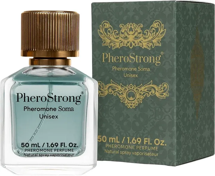 Парфуми унісекс із феромонами PheroStrong Soma з нотами тютюну, кави та сандалу, 50 мл