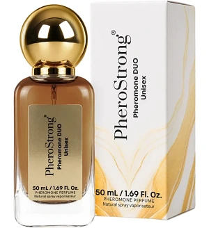 Парфуми унісекс з феромонами PheroStrong Pheromone Duo з нотами уду, ванілі та бергамоту, 50 мл