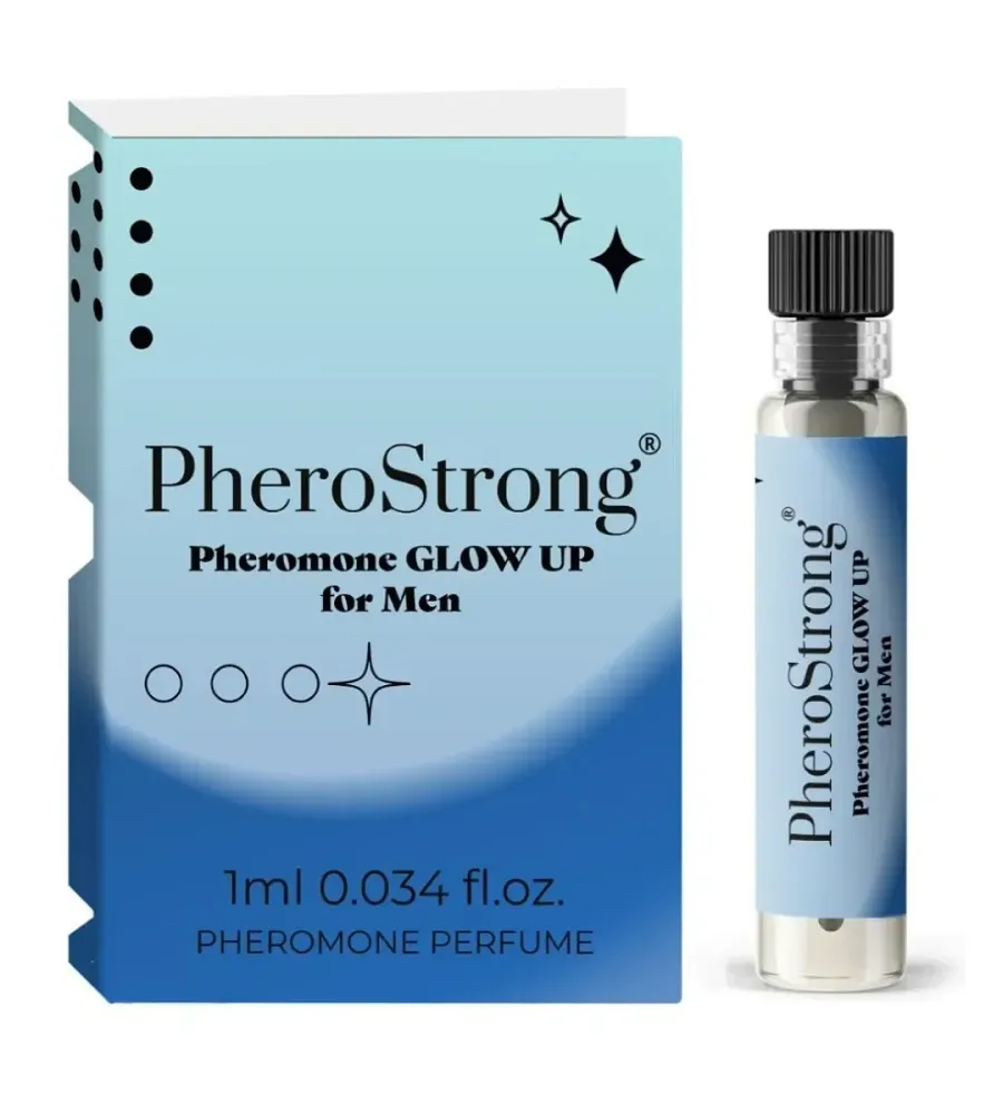 Пробник парфумів з феромонами для чоловіків PheroStrong Glow Up, 1 мл