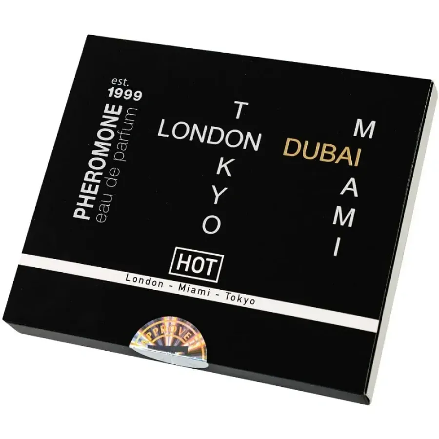 Набір парфумів з феромонами для чоловіків HOT LMTD Pheromone Perfume Men, 4×5 мл
