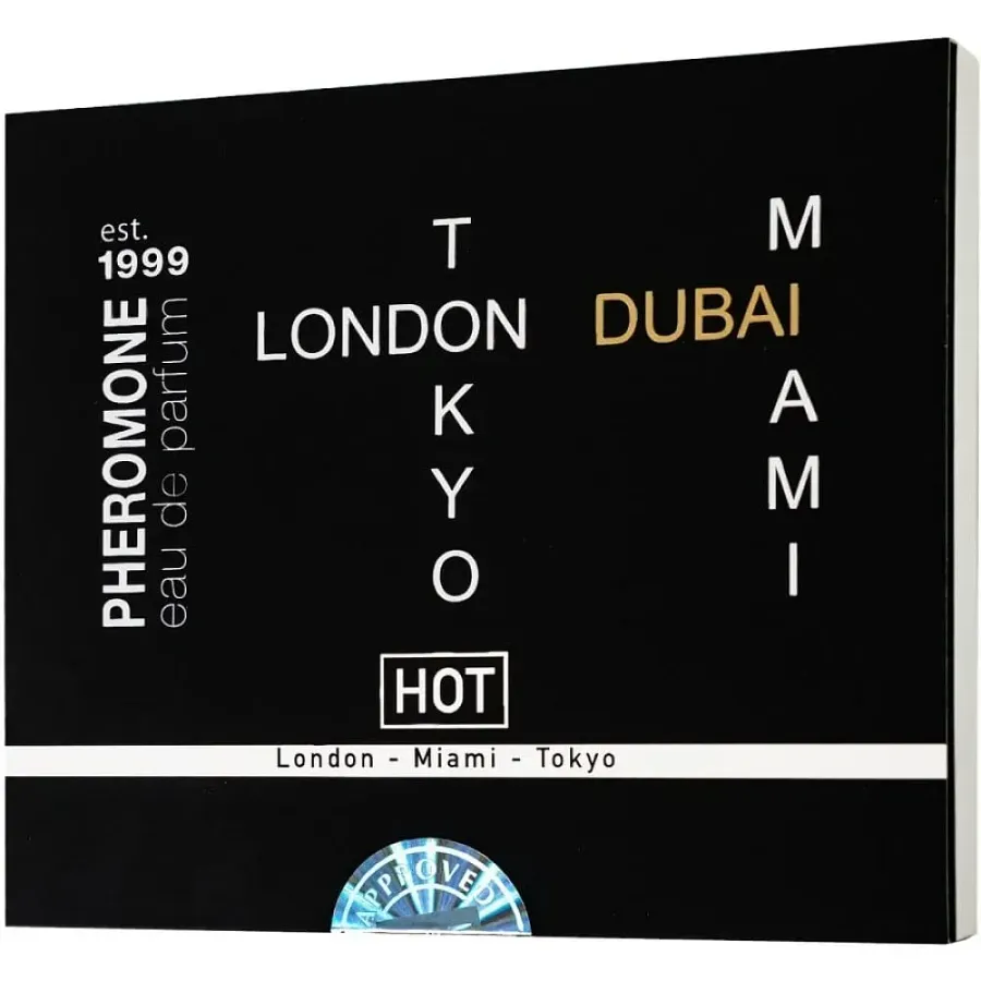 Набір парфумів з феромонами для чоловіків HOT LMTD Pheromone Perfume Men, 4×5 мл