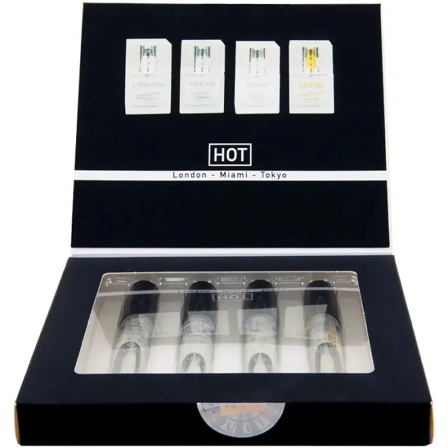 Набір парфумів з феромонами для чоловіків HOT LMTD Pheromone Perfume Men, 4×5 мл