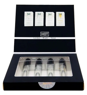 Набір парфумів з феромонами для чоловіків HOT LMTD Pheromone Perfume Men, 4×5 мл