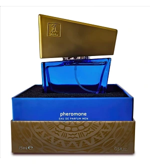Чоловічі парфуми з феромонами SHIATSU Pheromone Fragrance Men Dark Blue, 15 мл