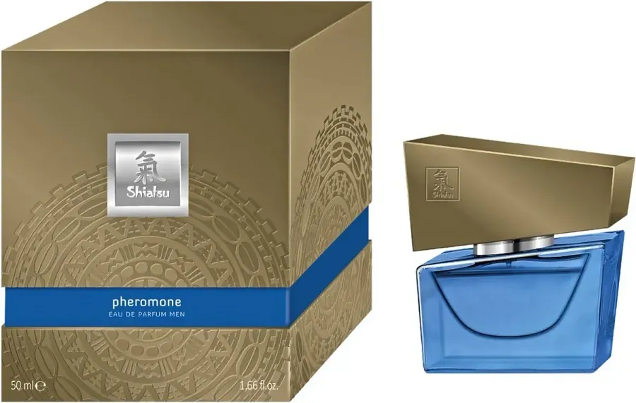 Чоловічі парфуми з феромонами SHIATSU Pheromone Fragrance Men Dark Blue, 50 мл