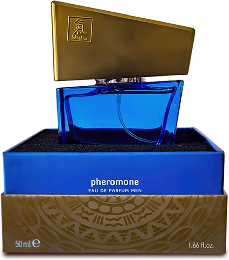 Чоловічі парфуми з феромонами SHIATSU Pheromone Fragrance Men Dark Blue, 50 мл