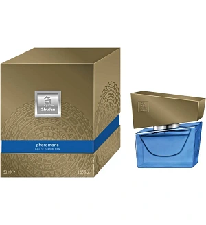 Чоловічі парфуми з феромонами SHIATSU Pheromone Fragrance Men Dark Blue, 50 мл