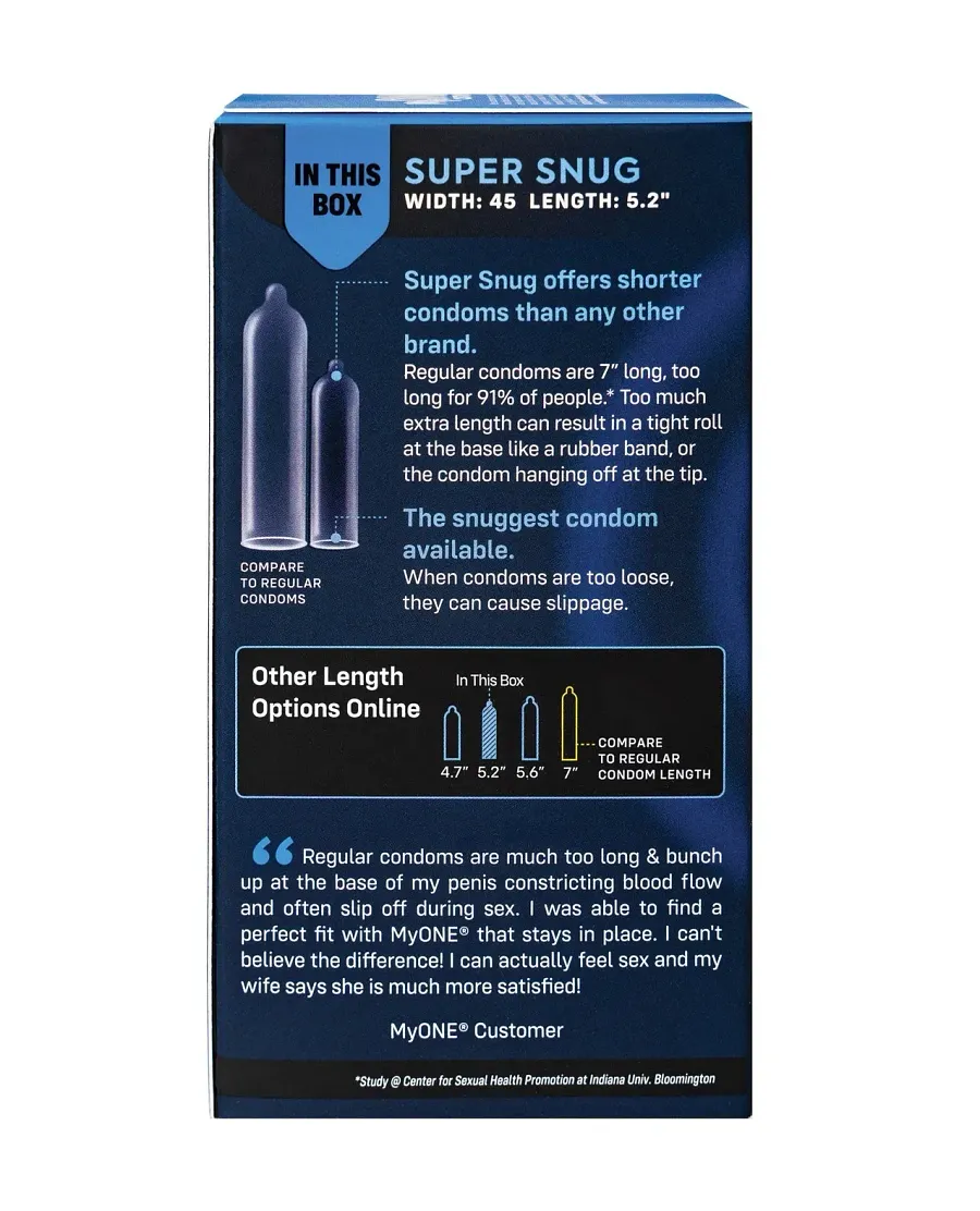 Презервативи MyONE Super Snug розмір 45D, 10 шт.