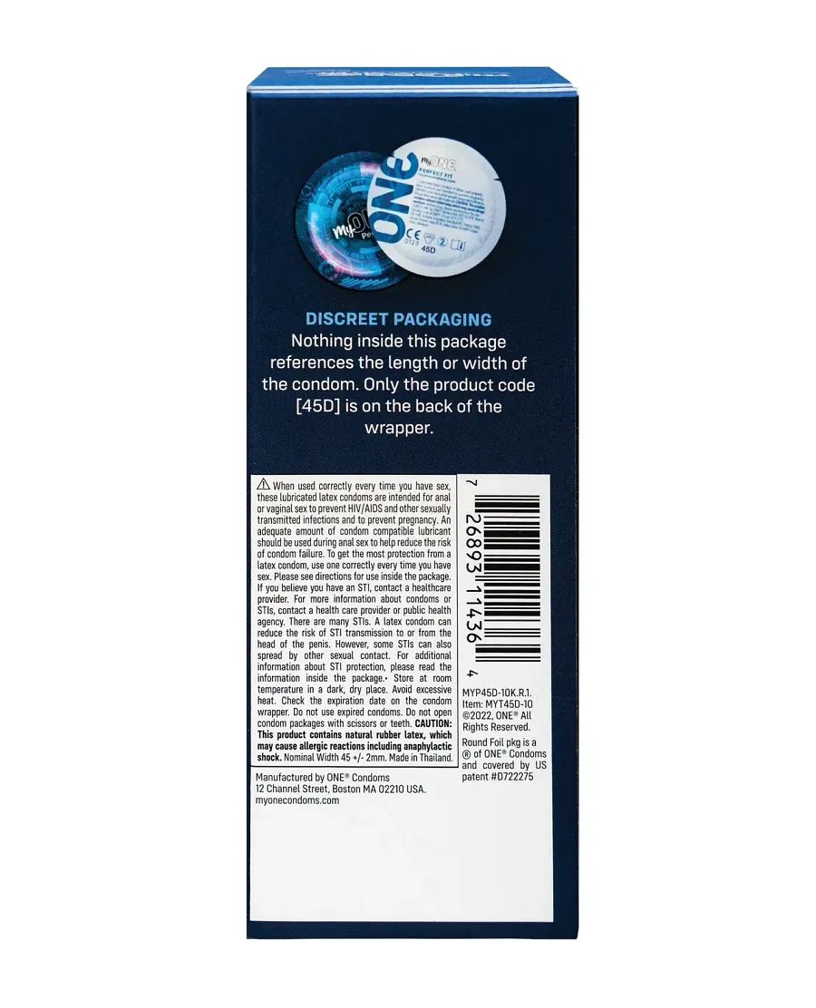Презервативи MyONE Super Snug розмір 45D, 10 шт.