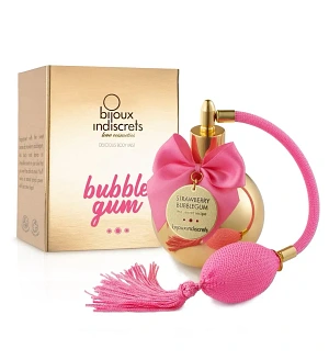 Парфуми для тіла з феромонами Bijoux Indiscrets Strawberry Bubble Gum з ароматом полуничної жуйки