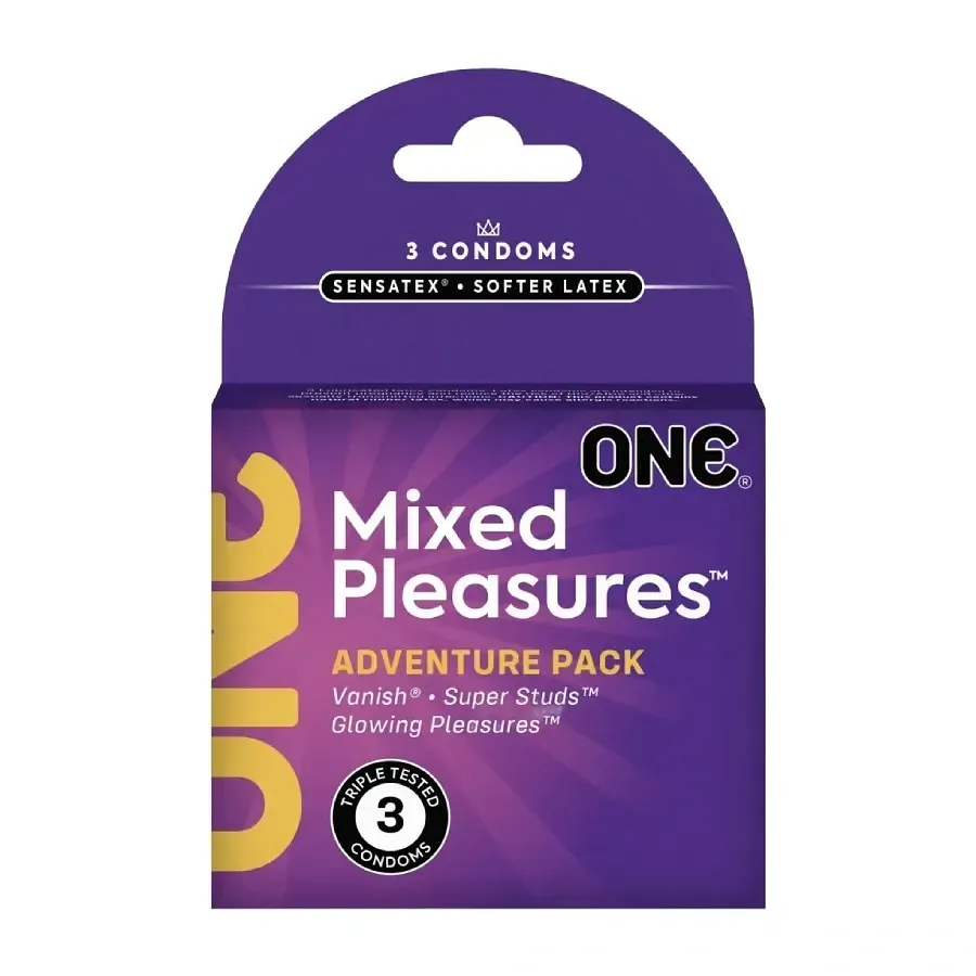 Презервативи ONE Mixed Pleasure, 3 шт.
