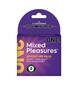 Презервативи ONE Mixed Pleasure, 3 шт.