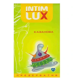 Латексний презерватив з вусиками Intim Lux «Казанова», 1 шт.