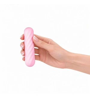 Суперм’яка віброкуля UNIVIBE Velvet з 10 режимами вібрації, рожева, 10,5 × 2,5 см.