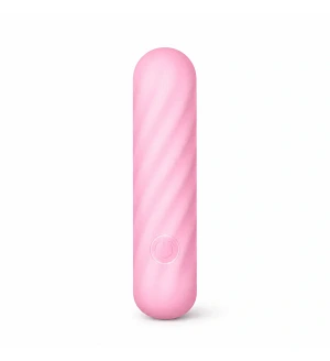 Суперм’яка віброкуля UNIVIBE Velvet з 10 режимами вібрації, рожева, 10,5 × 2,5 см.