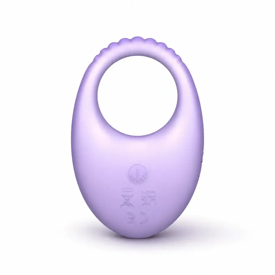 Віброкільце UNIVIBE Halo Lilac з керуванням через застосунок, 9 режимів вібрації, фіолетове.