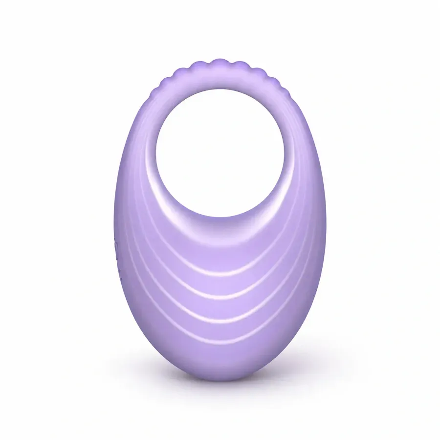 Віброкільце UNIVIBE Halo Lilac з керуванням через застосунок, 9 режимів вібрації, фіолетове.