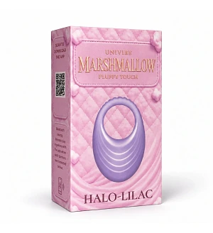 Віброкільце UNIVIBE Halo Lilac з керуванням через застосунок, 9 режимів вібрації, фіолетове.