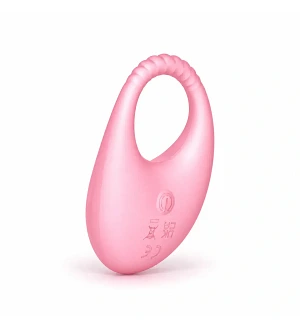 Віброкільце з керуванням через застосунок UNIVIBE Halo Rose, рожеве, 8,57 × 5,65 × 3,79 см.