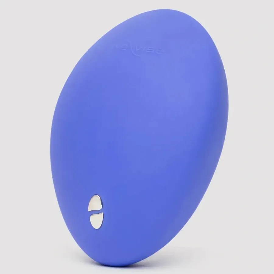 Кліторальний вібратор We-Vibe Temp Lavender Blue з функцією нагрівання та охолодження, синій.
