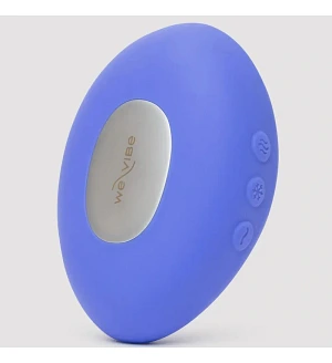 Кліторальний вібратор We-Vibe Temp Lavender Blue з функцією нагрівання та охолодження, синій.